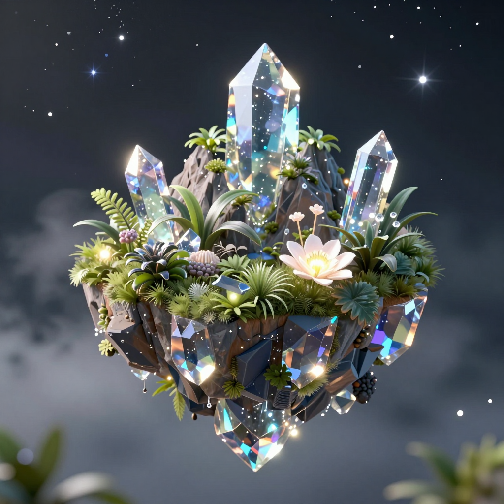 水晶浮空岛