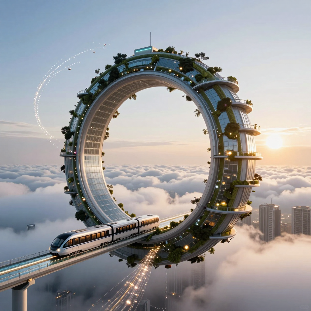 未来城市空中花园